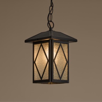 Светильник Cruz 1х40Вт E27 IP44 подвесной Voltega VGL7215PL-01B