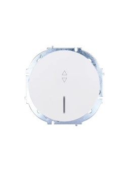 Выключатель проходной 1-кл. СП OSEN 10А IP20 с подсветкой механизм бел. LEZARD 743-0288-114