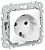 Розетка СП FLITE РС11-0-ФлБ 16А с заземл. без защ. шторок механизм бел. IEK FI-R11-16-K01