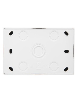 Розетка 2-м ОП LETO без заземл. закрытый корпус ПБТ бел. LEZARD 752-0200-128B