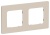 Рамка 2-м СП FLITE РУ-2-К-ФлЛ льняной IEK FI-M22-32-20-K88 Рамка 2-м СП FLITE РУ-2-К-ФлЛ льняной IEK FI-M22-32-20-K88