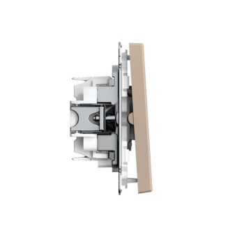 Переключатель 2-кл. ArtGallery 10AX быстрозажим. клем. механизм песочн. SE GAL001265S