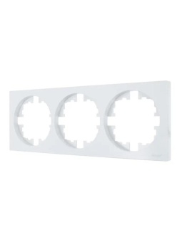 Рамка 3-м OSEN горизонт. квадрат бел. LEZARD 743-0200-148