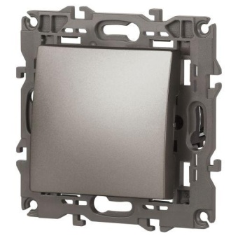 Переключатель Elegance 14-1103-16 250В 10АХ титан Эра Б0065792