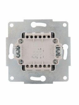 Выключатель 3-кл. 1п СП Karina 10А IP20 механизм матов. серебр. LEZARD 707-4388-109