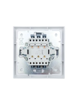 Выключатель 3-кл. СП ZIMA IP20 10А безвинт. зажим бел. LEZARD 704-0288-109QC