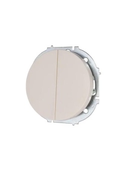 Выключатель 2-кл. СП OSEN 10А IP20 механизм сл. кость LEZARD 743-9088-101