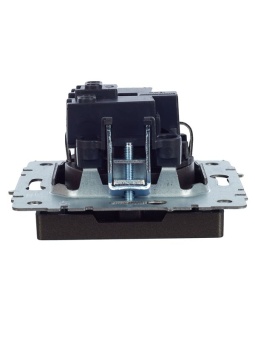 Розетка 1-м СП BRITE РС14-1-0-БрТБ 16А с заземл. защ. шторки механизм бронза IEK BR-R14-16-K45