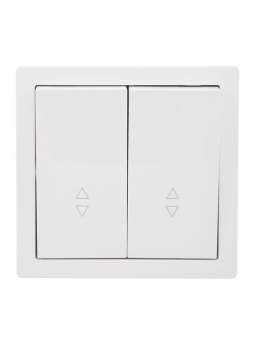 Выключатель проходной 2-кл. ОП LETO бел. LEZARD 752-0200-106