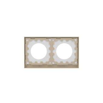 Рамка 2-м KANT IP44 ванильн. марципан DKC 7015944