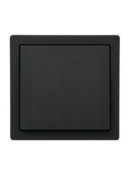 Выключатель 1-кл. ОП LETO черн. бархат LEZARD 752-4200-100