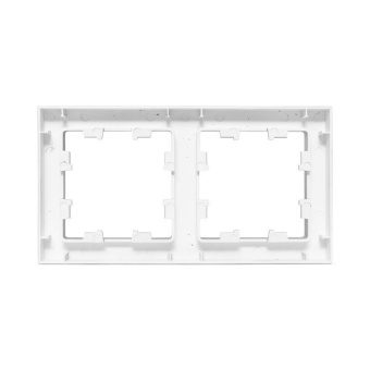 Рамка 2-м Эпика пластик алюм. EKF UP1-FPA-02