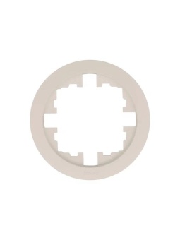 Рамка 1-м OSEN горизонт. круглая сл. кость LEZARD 744-9000-146