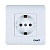 Розетка с заземляющим контактом 16А 250В CHINT 715389