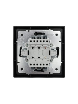 Выключатель 1-кл. с индик. СП ZIMA IP20 10А безвинт. зажим черн. бархат LEZARD 704-4288-111QC