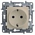 Розетка СП Etika 16А 2P+E немецк. стандарт винт. клеммы сл. кость IEK 672324