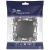 Выключатель 2-кл. СП Elegance 14-1104-05 10А IP20 250В 10AX механизм антрацит Эра Б0034234