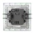 Выключатель 1-кл. СП Pixel 10А IP20 в сборе перламутр. TOKOV ELECTRIC TKE-PX-V1F-C04