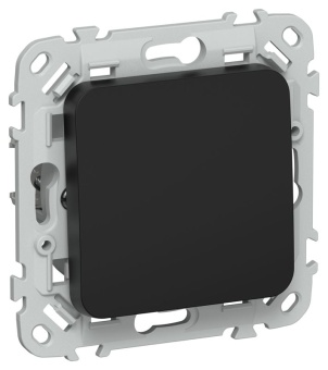 Выключатель проходной 1-кл. СП FLITE ВС61-1-0-ФлЧ 10А механизм черн. IEK FI-V12-0-10-1-K02