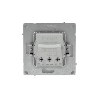 Розетка силовая KANT 2P+E без шторки бел. песок DKC 7010033