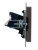 Розетка компьютерная СП RJ45 кат.6 BRITE РК11-БрС механизм сталь IEK BR-K10-2-K46