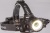 Фонарь налобный аккум. 10Вт P50 LED/Li-ion18650 2х1000мА.ч алюм. КОСМОС (KOC855Lit)