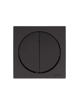 Выключатель 2-кл. СП OSEN 10А IP20 механизм черн. бархат LEZARD 743-4288-101