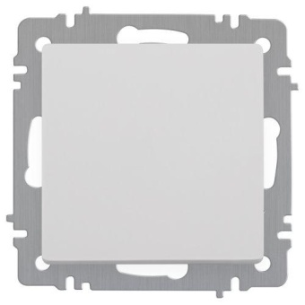 Выключатель 1-кл. СП Accent 6-101-01 10А IP20 250В AL/CU бел. Intro Б0063469