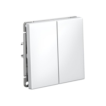 Выключатель 2-кл. ArtGallery 10AX быстрозажим. клем. механизм лотос SE GAL001351S