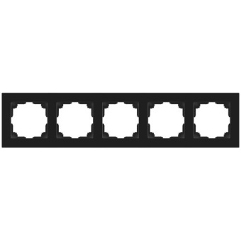 Рамка 5-м СП Accent 6-505-05 антрацит Intro Б0063728