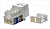 Вставка Keystone Jack RJ-45(8P8C) категория 5e KJ9-8P8C-C5e-90-WH бел. Hyperline 432595