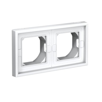 Рамка 2-м ArtGallery IP44 бел. SE GAL440102
