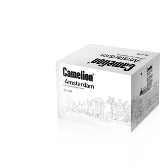 Светильник PL-425L С62 подвес. Amsterdam 1хE27 60Вт 230В черн.+медь Camelion 13029