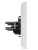 Розетка СП FORTE&PIANO FP218 10А без заземл. без защ. шторок винт. крепл. бел. IEK FP-R10-10-K01