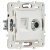 Розетка двойная TV+RJ45 кат.5E SKANDY SK-A14W арктич. бел. IEK SK-AK20-1-K01