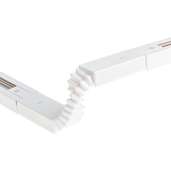 Коннектор трековый для соединения шинопровода гибкий ARTLINE пластик/медь бел. Ritter 59751 7