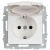 Розетка BRITE РСбш10-3-44-БрАБ 16А IP44 с заземл. защ. шторки с крышкой механизм арктич. бел. IEK BR-R16-16-44-K91
