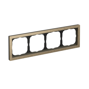 Рамка 4-м ArtGallery Pure метал. латунь SE GAL312204