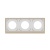 Рамка 3-м KANT IP44 ванильн. марципан DKC 7015946