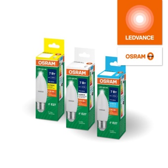 Лампа светодиодная LED G4 Value LVCLB100 12W/927 CRI95 12Вт 2700К 1200лм свеча матов. E27 170-250В OSRAM 4099854308758
