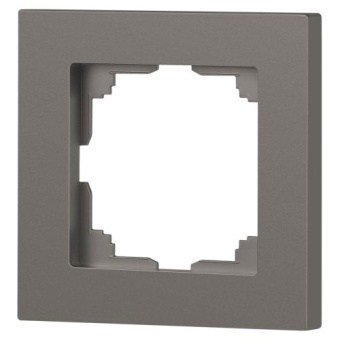 Рамка 1-м СП Accent 6-501-09 титан Intro Б0063769