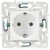 Розетка SKANDY 16А с заземл. без защ. шторок SK-R05W арктич. бел. IEK SK-R11-16-K01