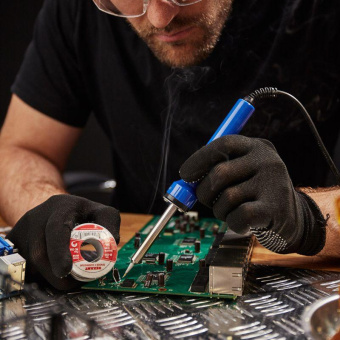 Паяльник с керам. нагревателем точная пайка 220В/30Вт Rexant 12-0130