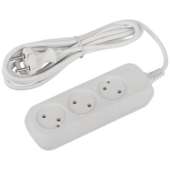 Удлинитель 3х3м без заземл. ПВС 2х0.75 UDL-10-330 Greenline Эра Б0065072