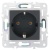 Розетка SKANDY 16А с заземл. без защ. шторок SK-R05G графит IEK SK-R11-16-K53