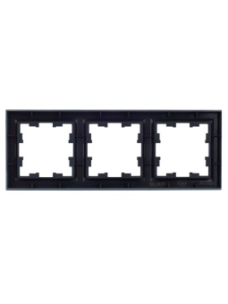 Рамка 3-м BRITE РУ-3-БрМ маренго IEK BR-M32-K35