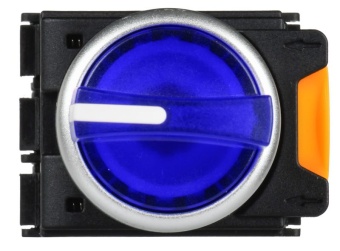Переключатель 3 полож. 2НО с подсветкой син. MASTER IEK MI-SW60-20XD-4-14-3-K07