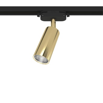 Светильник трековый ARTLINE поворотный 55х55х100мм GU10 230В алюм. 4кв.м зол. Ritter 59878 1