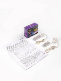Гирлянда DC-G05-20MS2 20LED RGB 2xCR2032и(в компл.) (уп.2шт) ФАZА 5047990