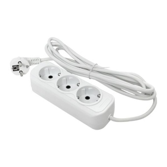 Удлинитель 3х2м с заземл. 16А IP20 Эксперт 3.0кВт ПВС 3х1 PROxima EKF UBA16-310-3-02